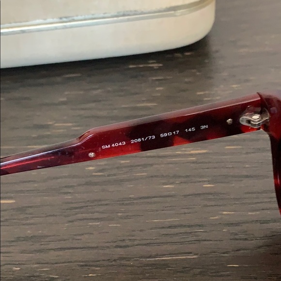 Stella McCartney Red and Brown Tortoise sunglasses - Picture 4 of 7
